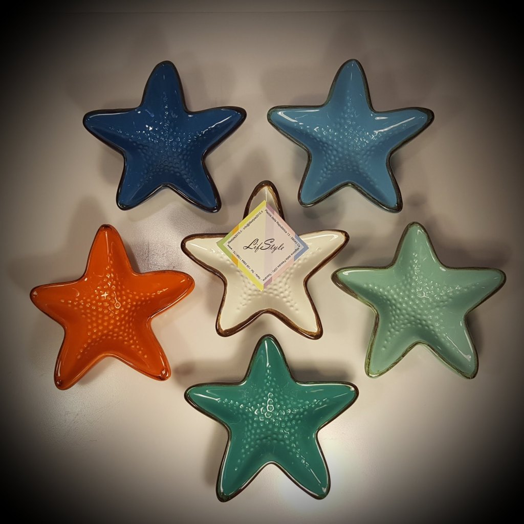 ceramica a forma di stella marina