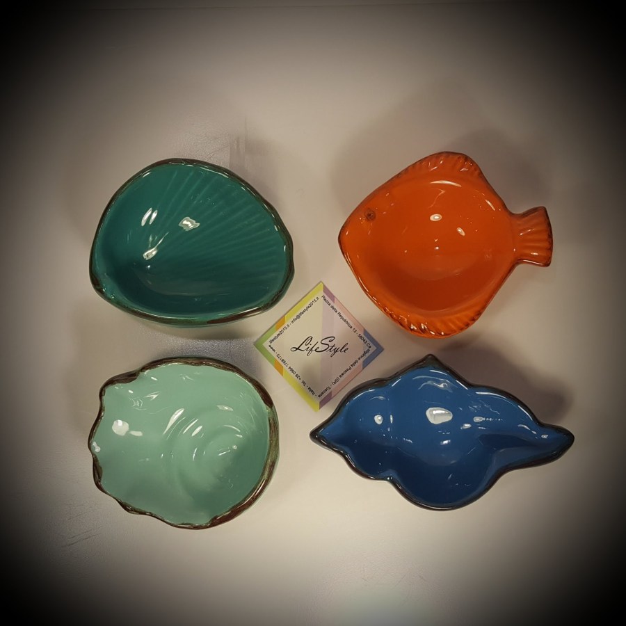 bombolniere a pesce o conchiglia.