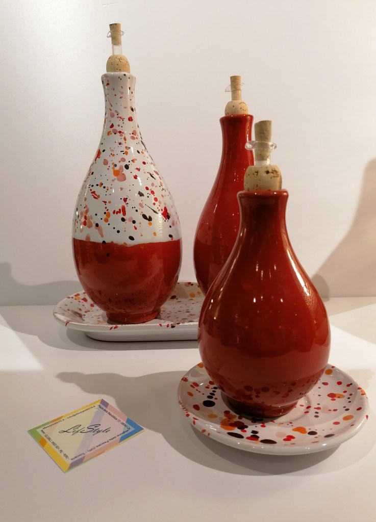 Bottiglia per olio con tappo versatore Lentiggini di LifeStyle