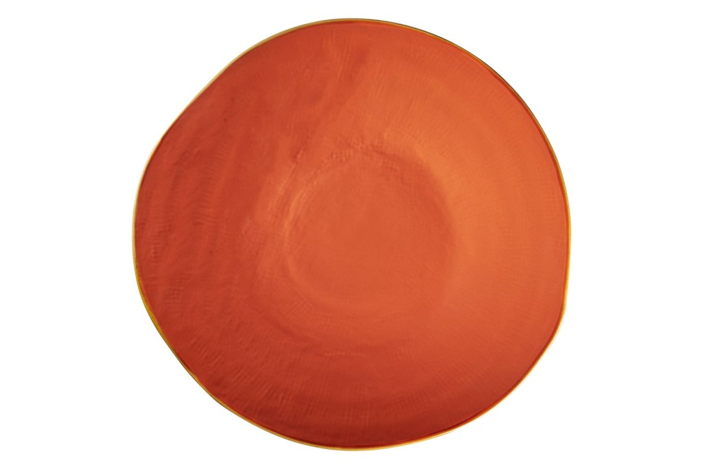 Piatto piano arancione